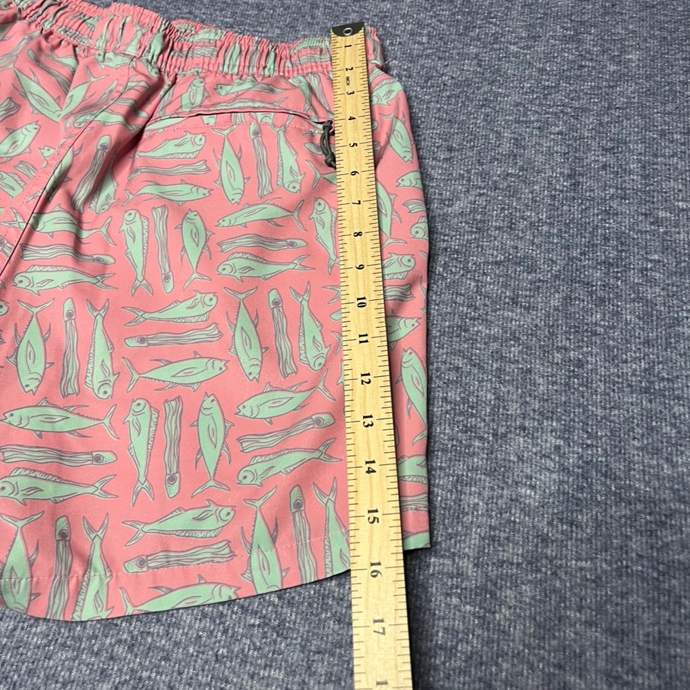 AFTCO Fishing Shorts Men's Coral Fish Print Board Shorts Swim Trunks Size M - Picture 4 of 7